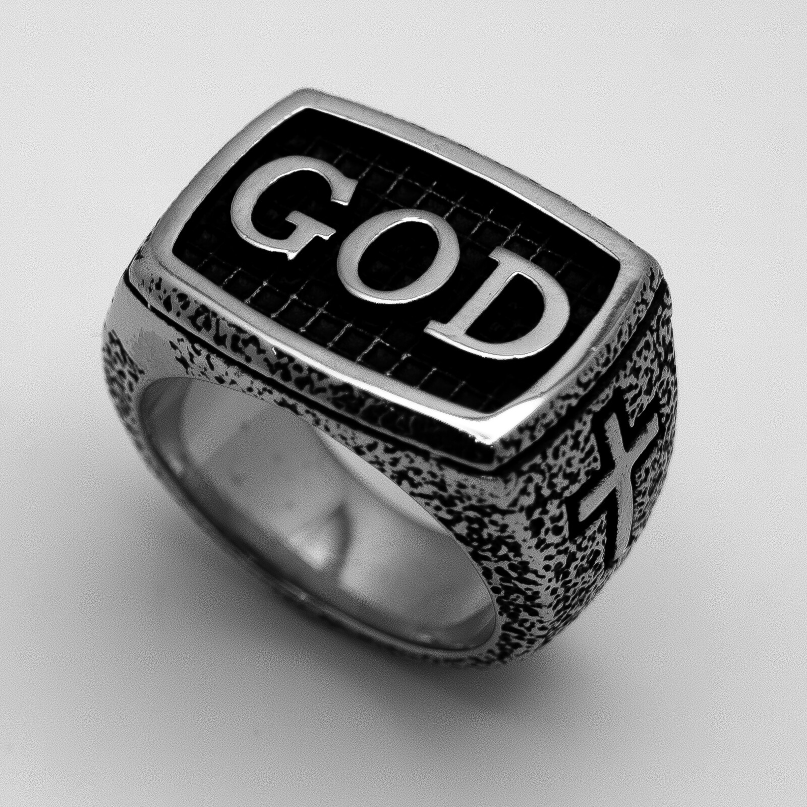 Men’s Religious GOD Stainless Steel Ring 144