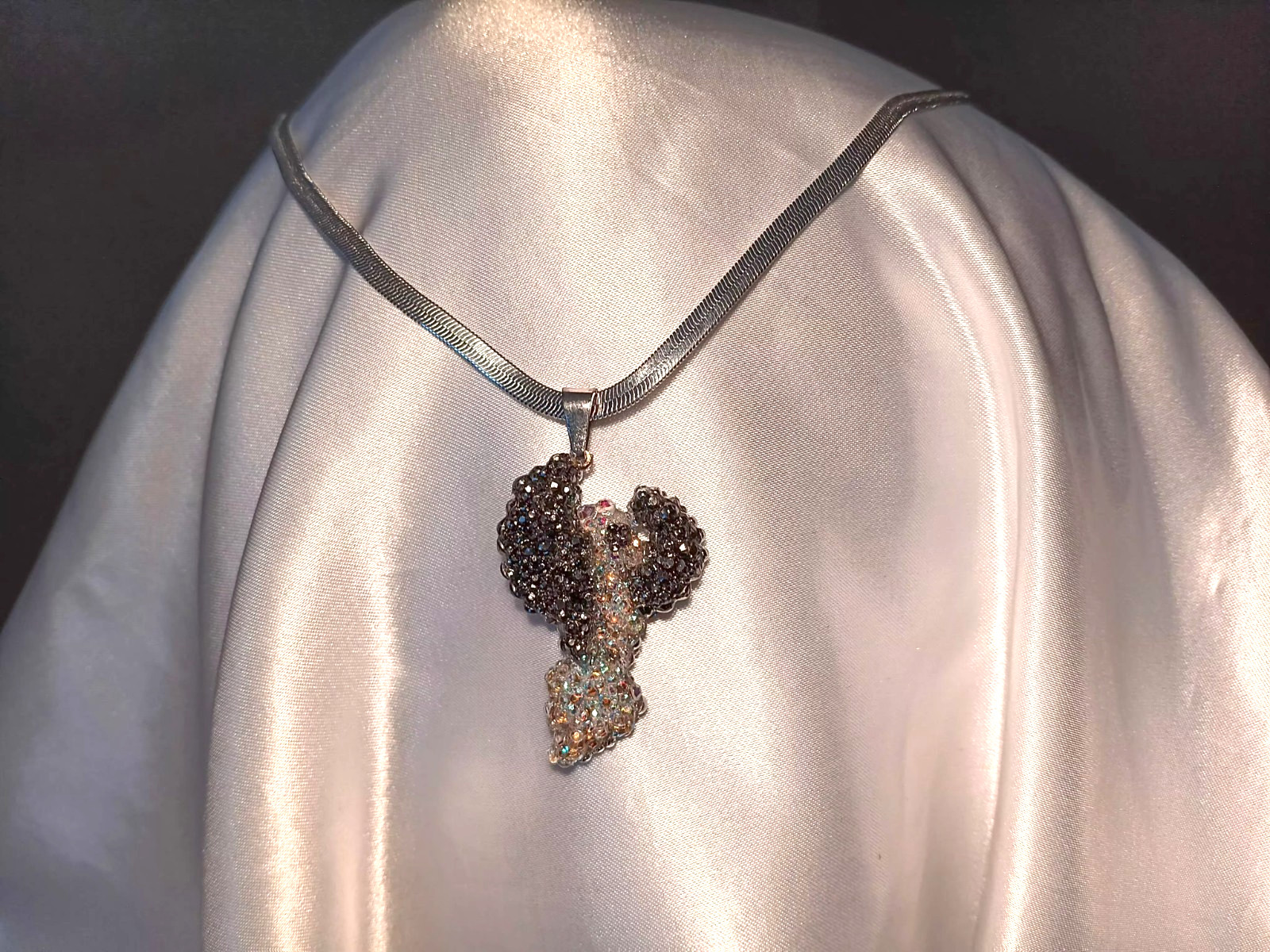Nebula Galaxy Phoenix Necklace – Crystal Phoenix Jewelry Gift