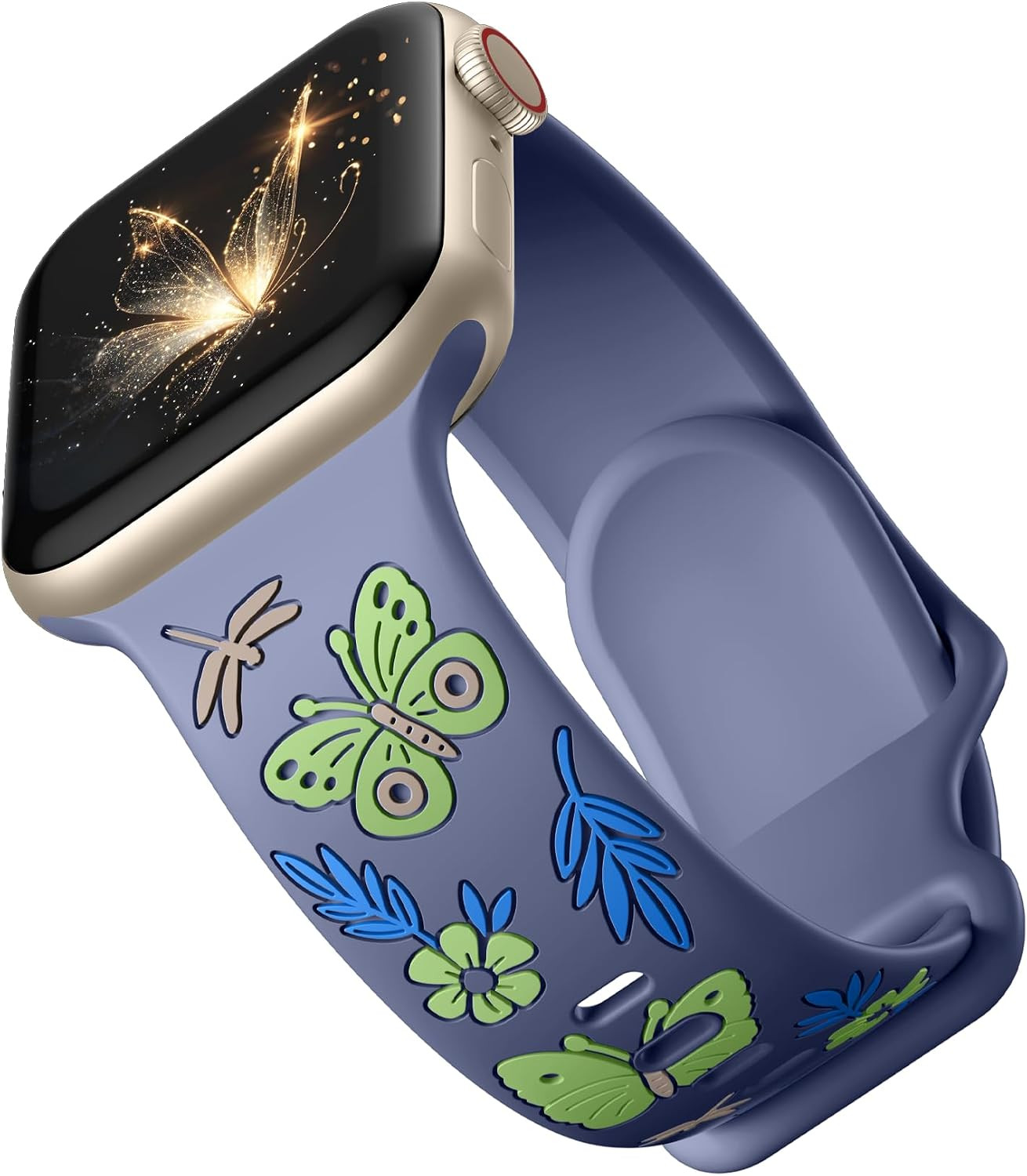 Floral Band Compatible with Apple Watch Band for Women 40Mm 38Mm 41Mm 42Mm 44Mm