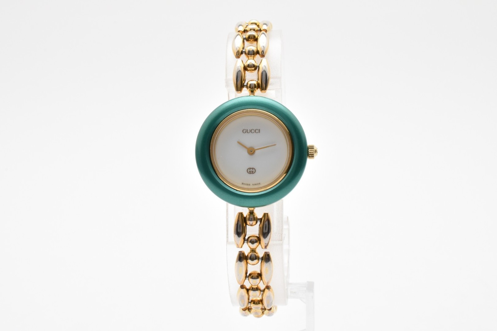 [Near MINT w/ BOX] GUCCI Change Bezel 6 Colors 11/12 Quartz Women’s Swiss Watch