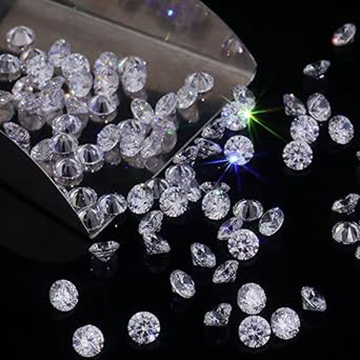 VVS 28 Pcs D Color Loose White Moissanite 2.40mm Round Diamond Cut Wholesale Lot