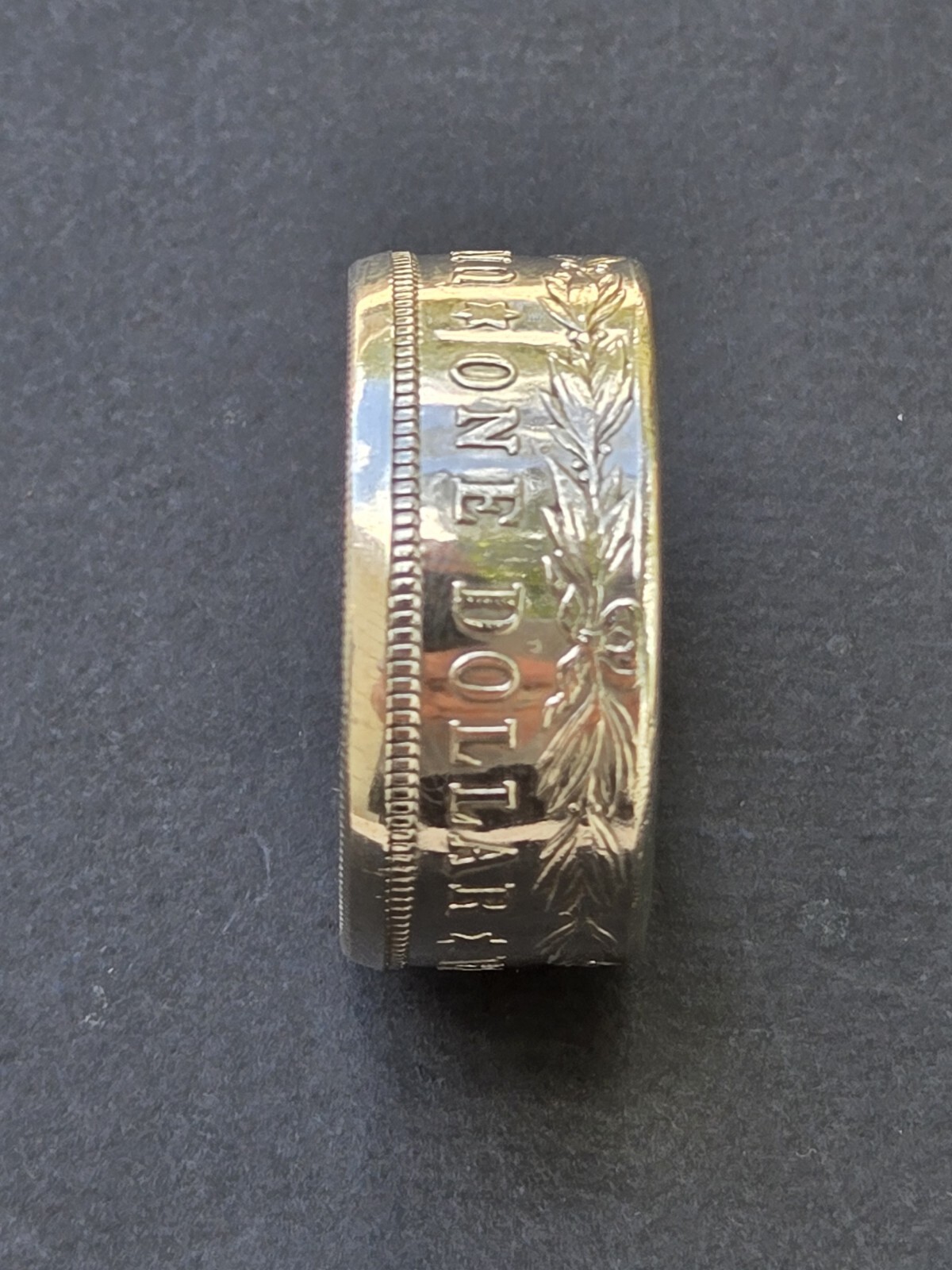 Morgan Silver Dollar Coin Ring 90% Coin Silver You Pick Sz. 8-13 MIRROR FINISH
