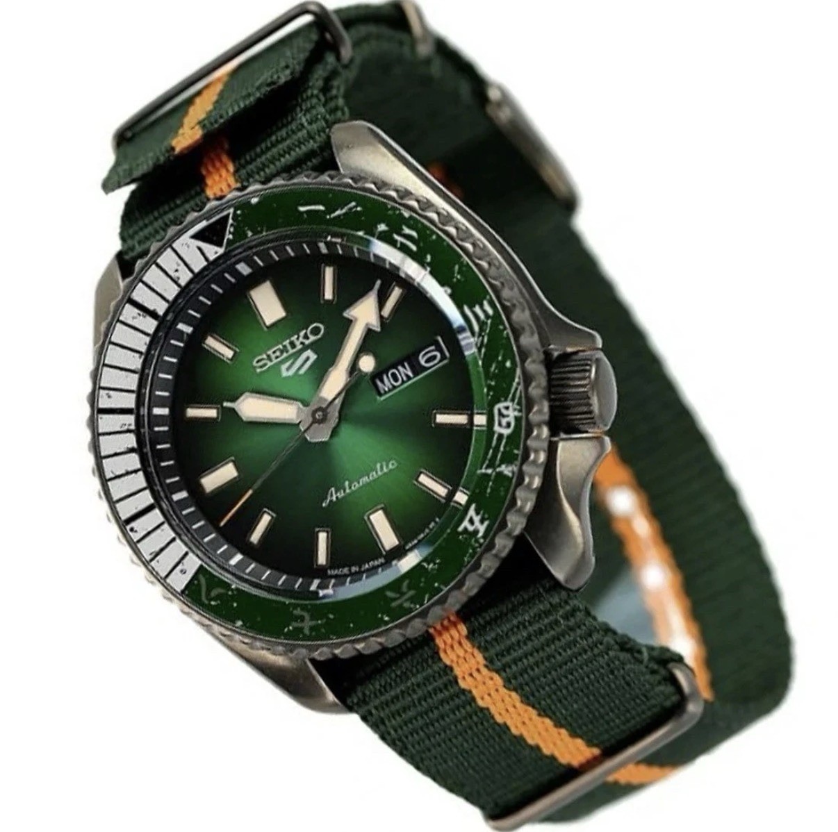 Seiko 5 Sport NARUTO & ROCK LEE SRPF73K1 SRPF73 Automatic Limited Edition