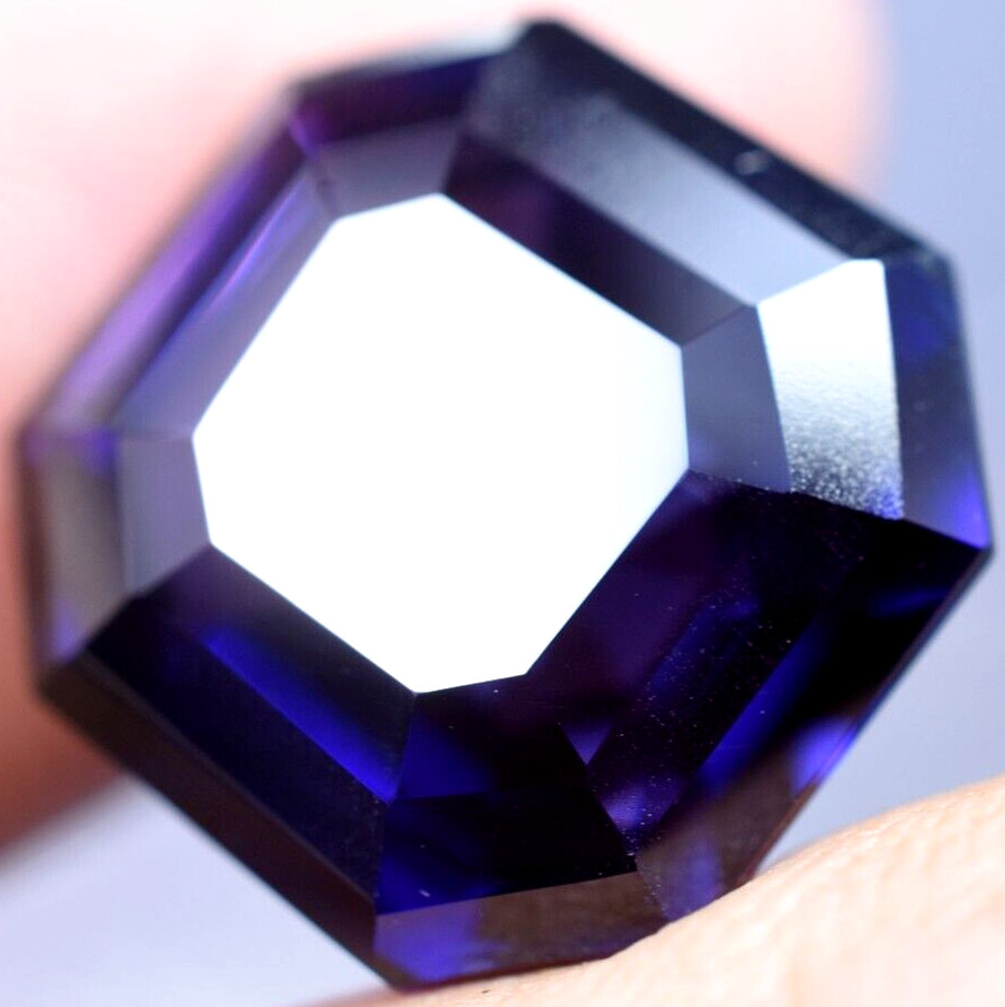 RARE Natural Purple-Blue Tanzanite 18.55 CT IF Certified Flawless Loose Gemstone