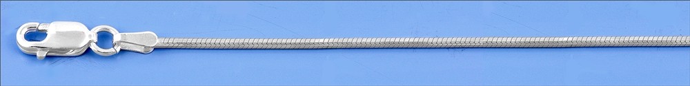 925 Sterling Silver Diamond Cut Snake Chain 030 Gauge (1.2mm) – Made in Italy