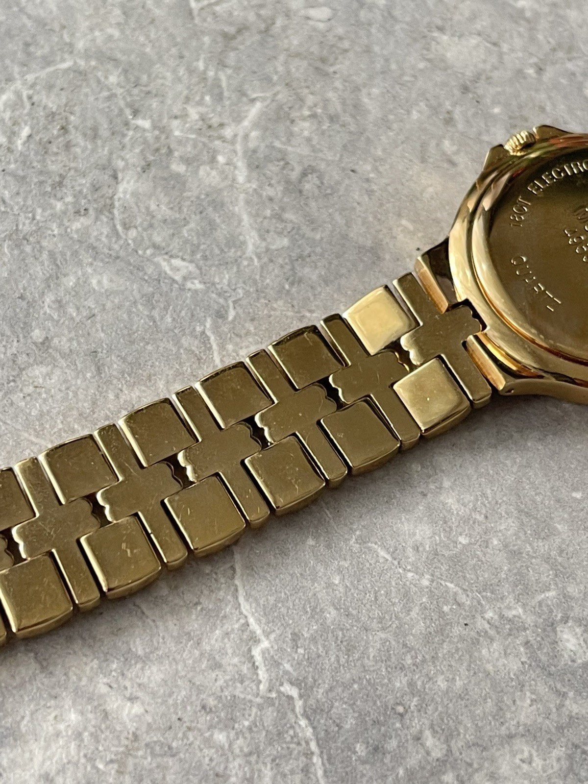 Krug Baumen Baron 4959 KM 18K Gold Plated Watch Men 1990’s Vintage Gold Tone 150