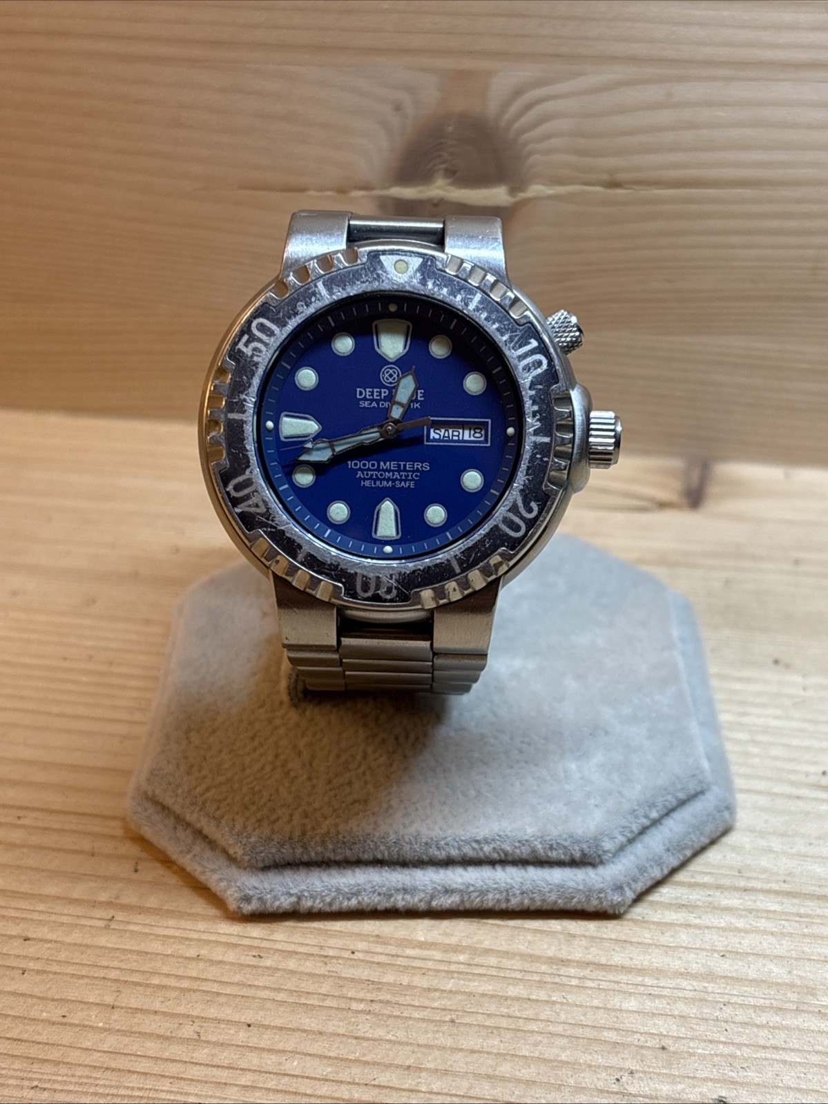 Deep Blue PRO SEA DIVER 1000M AUTO DIVE WATCH-BLUE 0168/1000