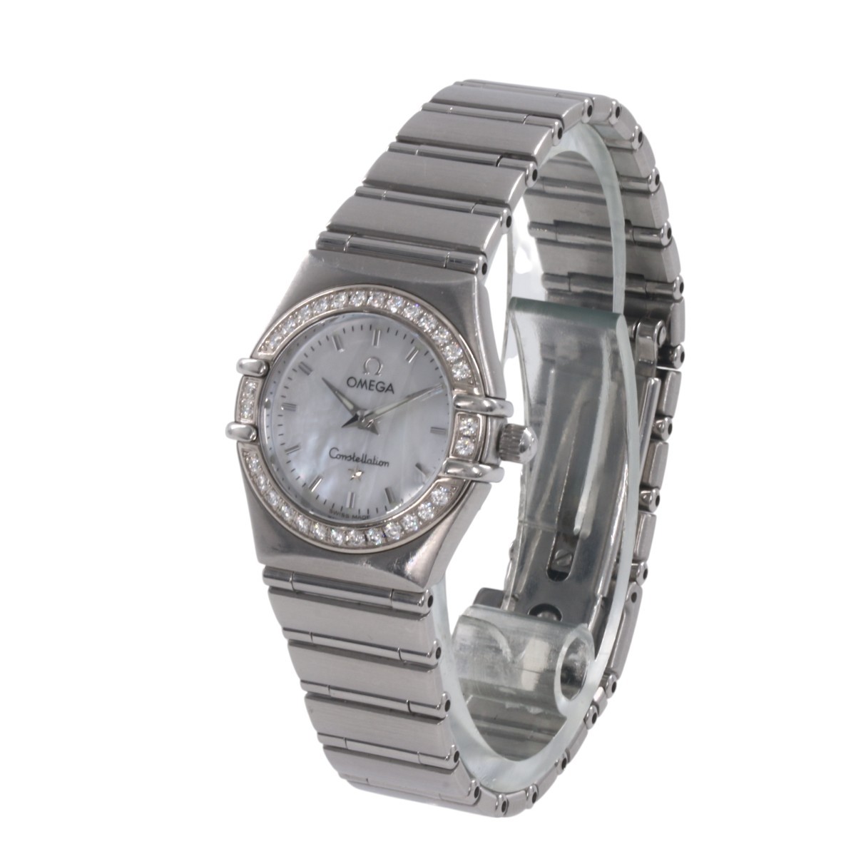 OMEGA Constellation Diamond Mother Of Pearl Dial Quartz 22.5mm Watch (PZ2002631)