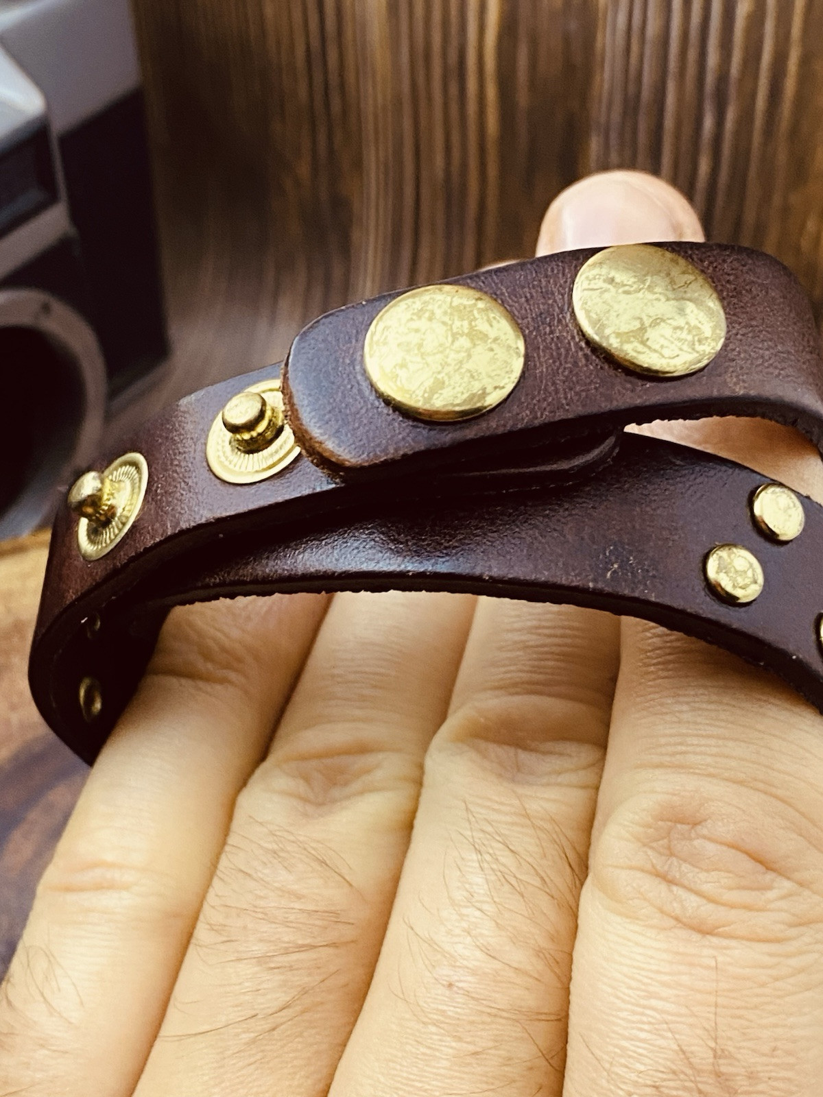 Parfois Watch Women Gold Tone Retro Leather Band New Battery