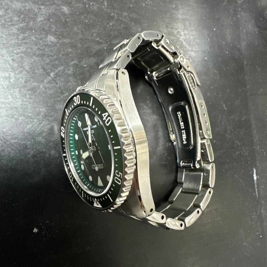 Seiko Prospex Diver Watch Automatic Green Dial SNE583P1 SBDN077 Rare 2603TK