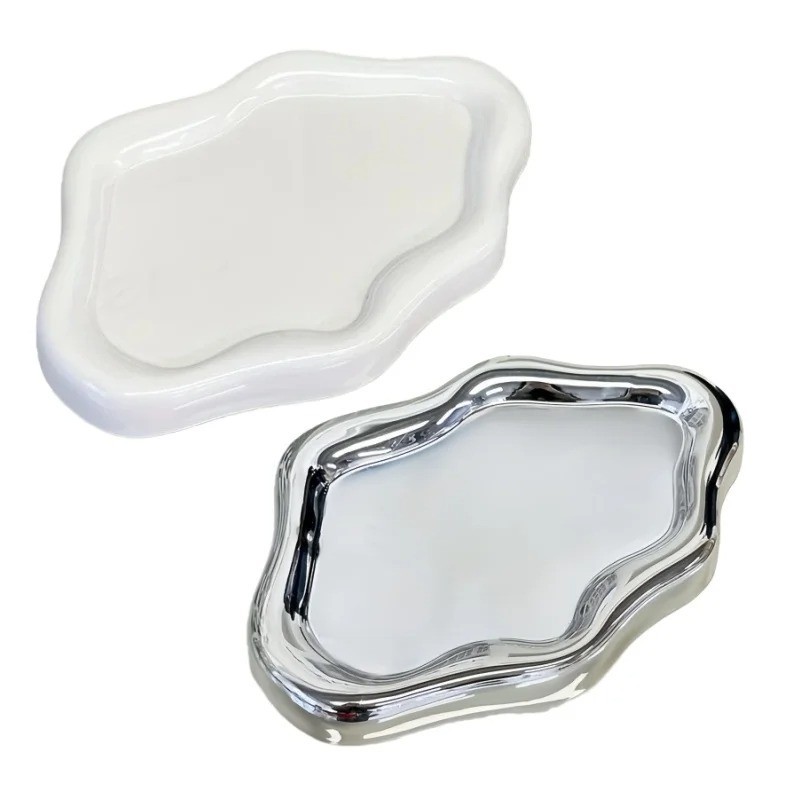 Cloud-Shaped Jewelry Tray Decorative Plate for Rings Earrings Bracelets & Neckla