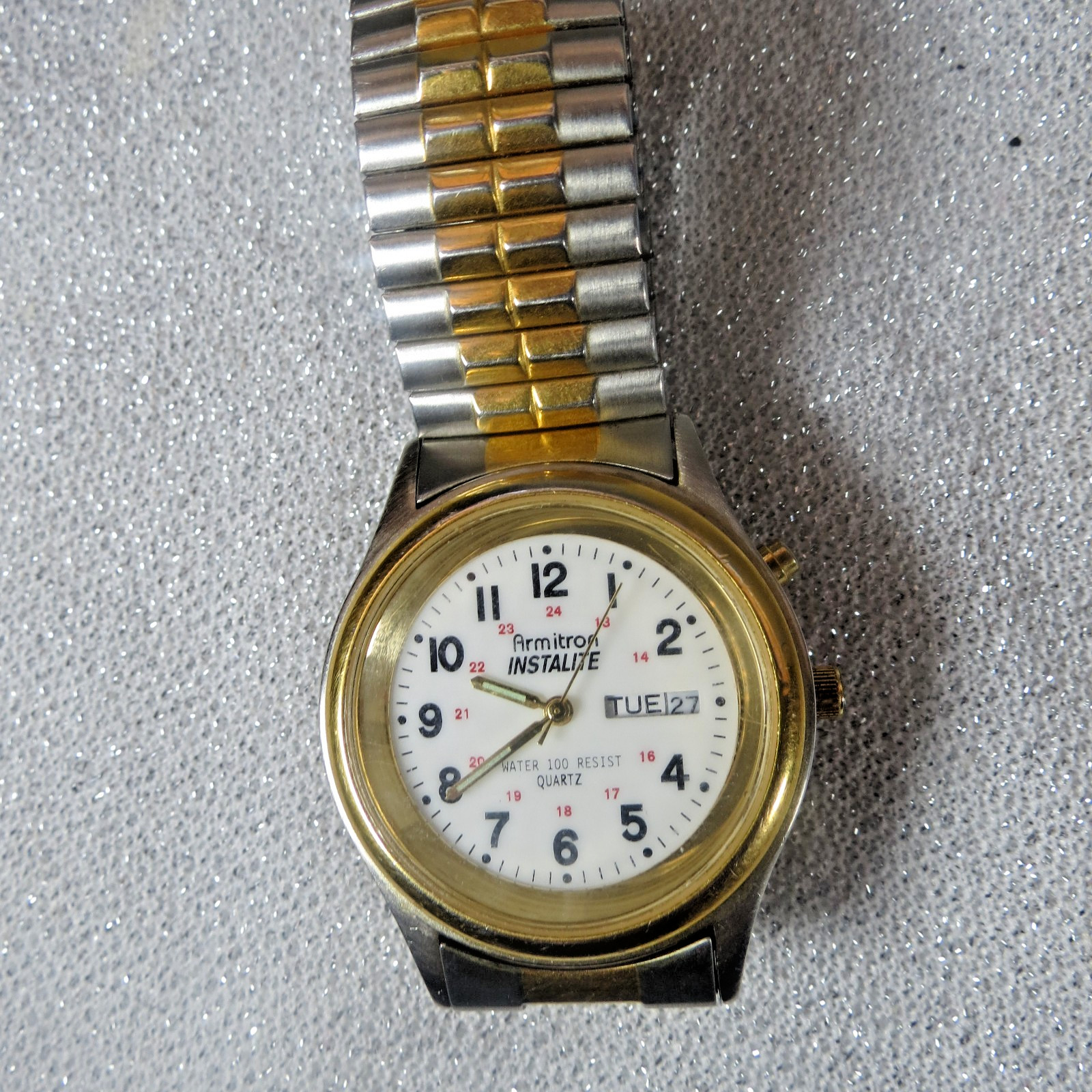Armitron Instalite Watch Men’s w/ Day & Date – Water Proof