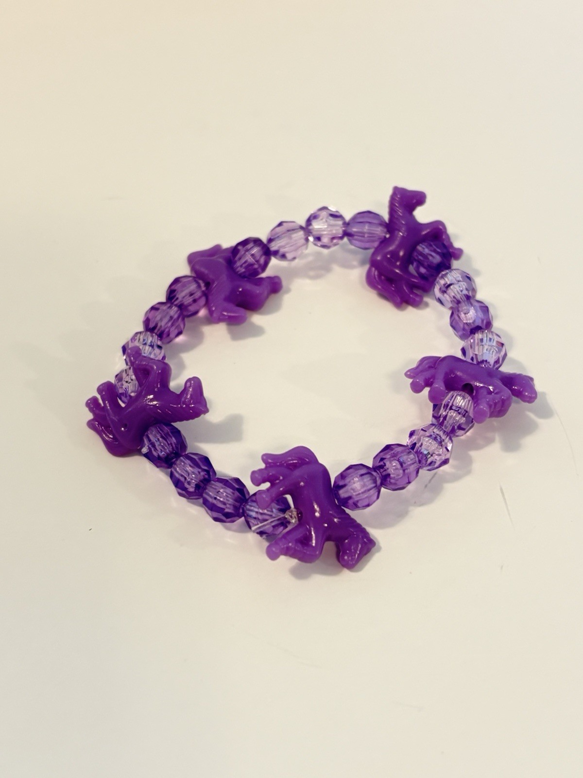 Bracelets Beaded Stretch Horse Bracelet Girls Kids Jewelry Birthday Gifts