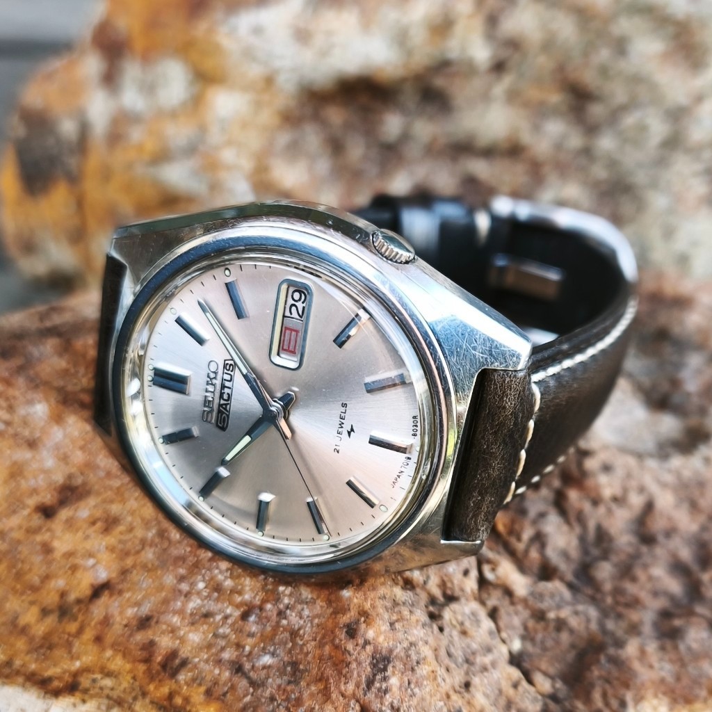 Vintage 1971 Seiko 5 Actus 7019-8010 21J Automatic Watch Serviced Japan