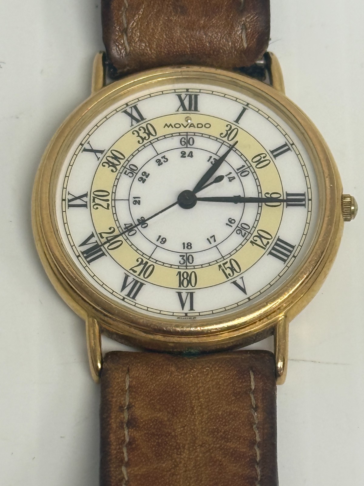 Movado 87-59-885 Roman Numeral Mens Quartz Watch