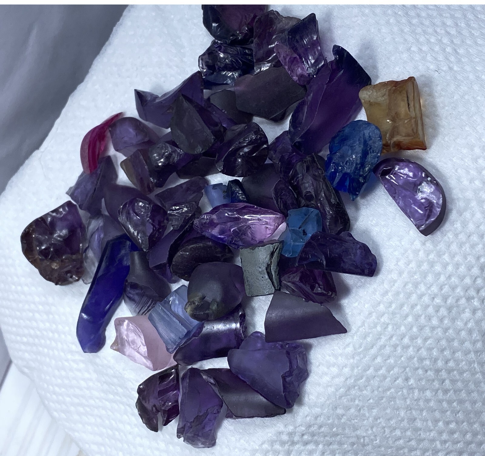 50 Ct Lot Beautiful Color Changing Alexandrite Rough Natural Loose Gemstone AX