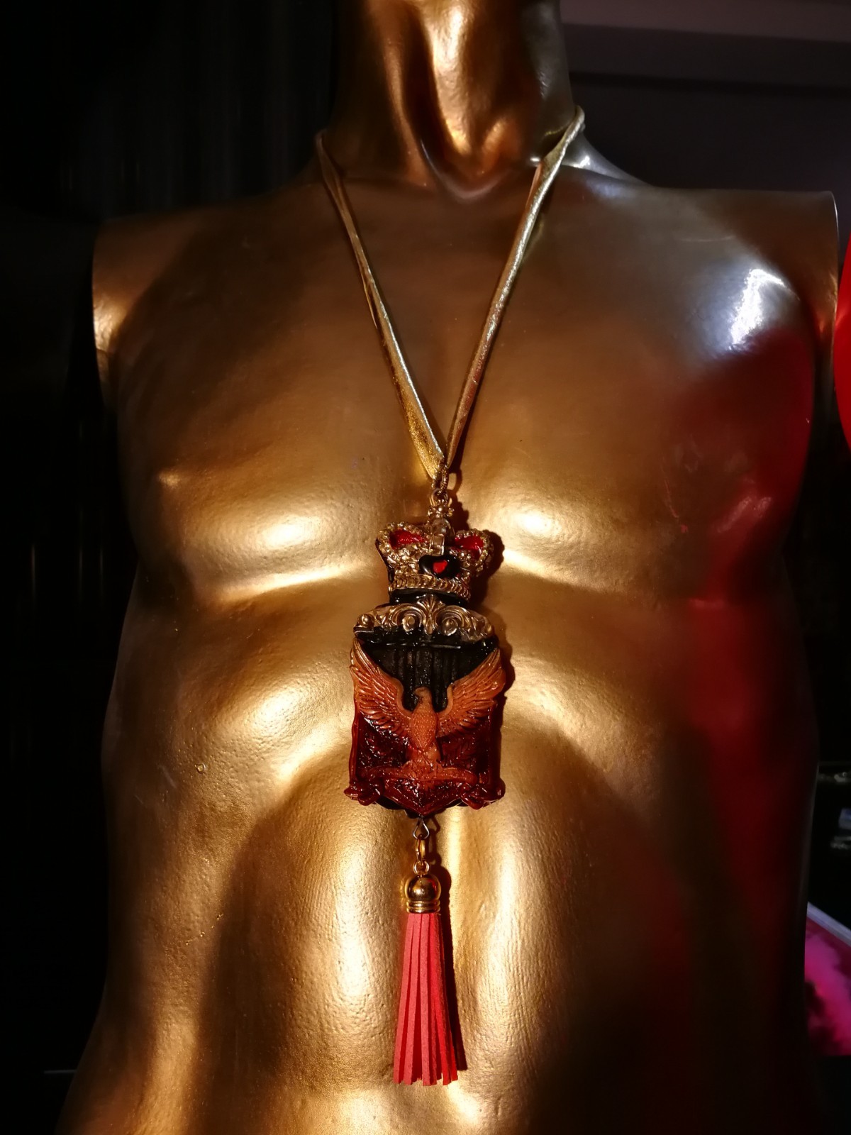 Royal Crown Eagle Pendant Bird Spirit Companion Talisman Necklace Magic Jewelry