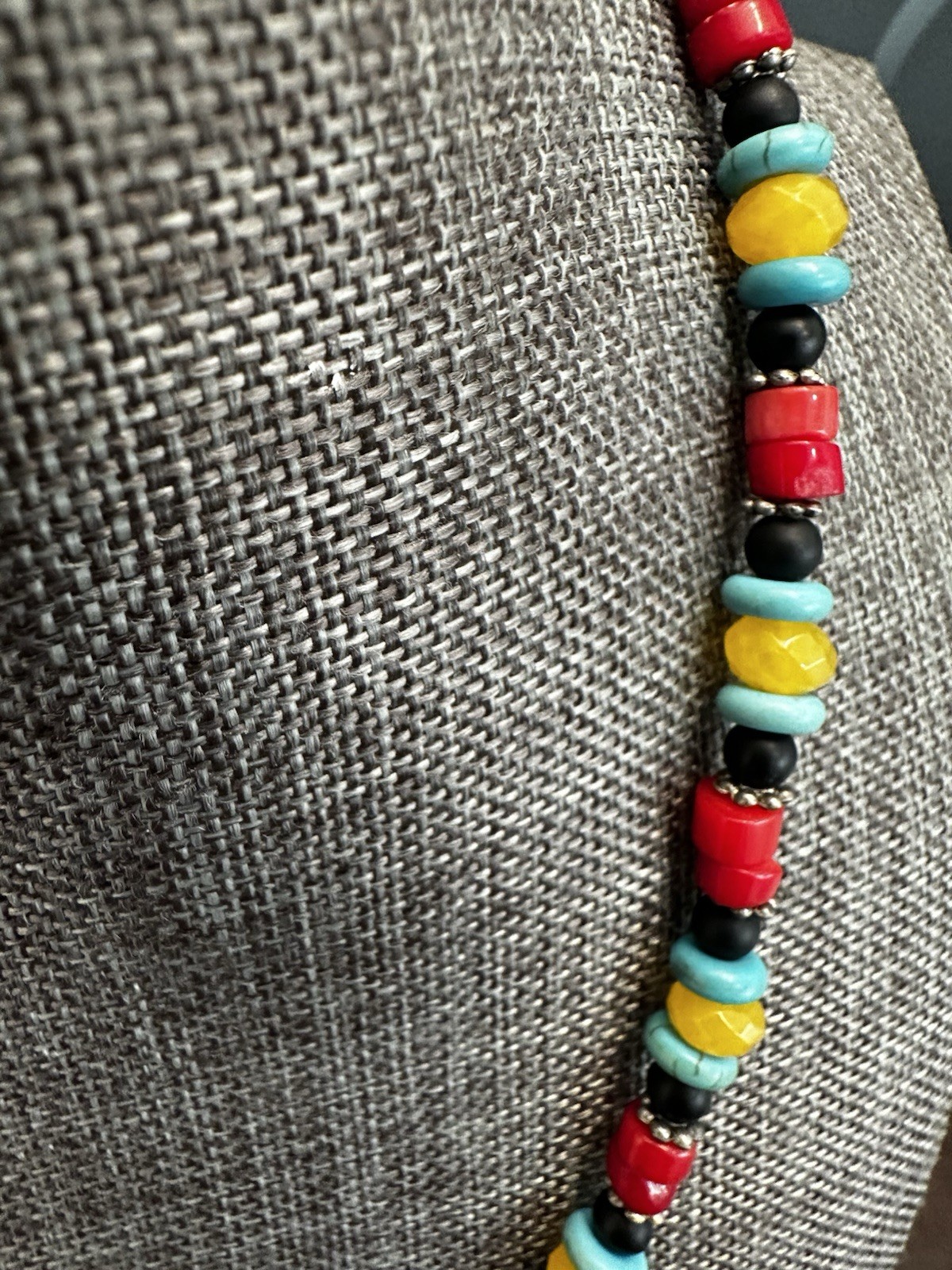 Vibrant Multicolor Beaded Necklace