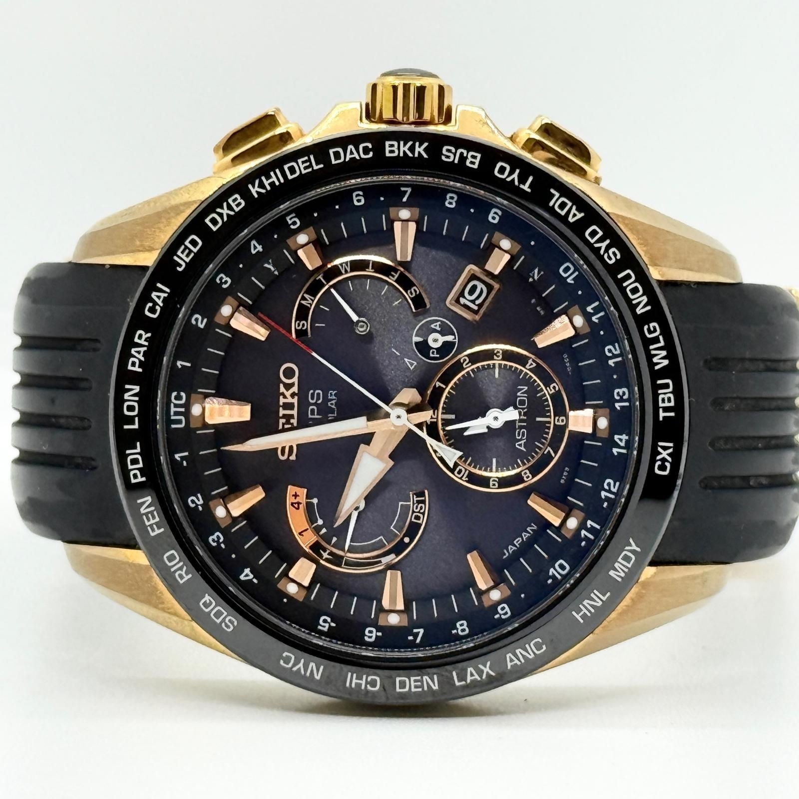 Seiko Astron GPS Solar Dual-Time 8X53-0AC0 SBXB055 Mens Watch FS