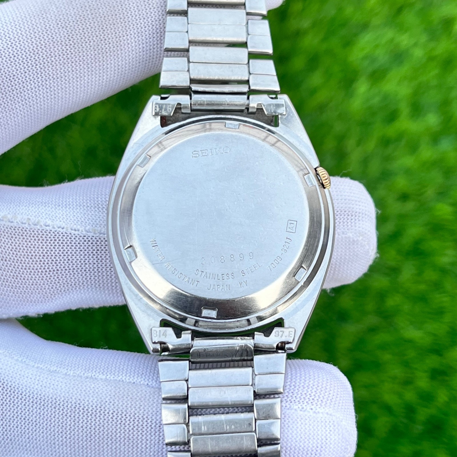 Vintage Seiko 5 Automatic Dress Formal Japan Made Men’s Watch 7009-821J