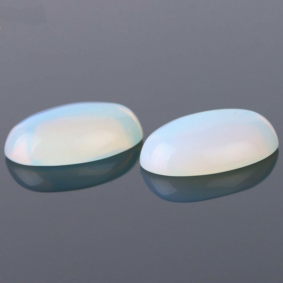 15x20mm Opal Stone 30pcs Oval No Hole CAB Cabochon for Jewelry No Holes