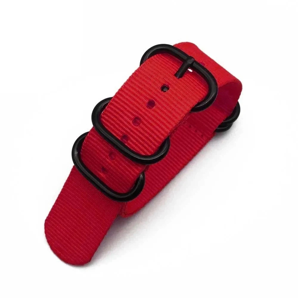 18mm 20mm 22mm Durable Military Woven Nylon Wrist Watch Band Quick Release Strap