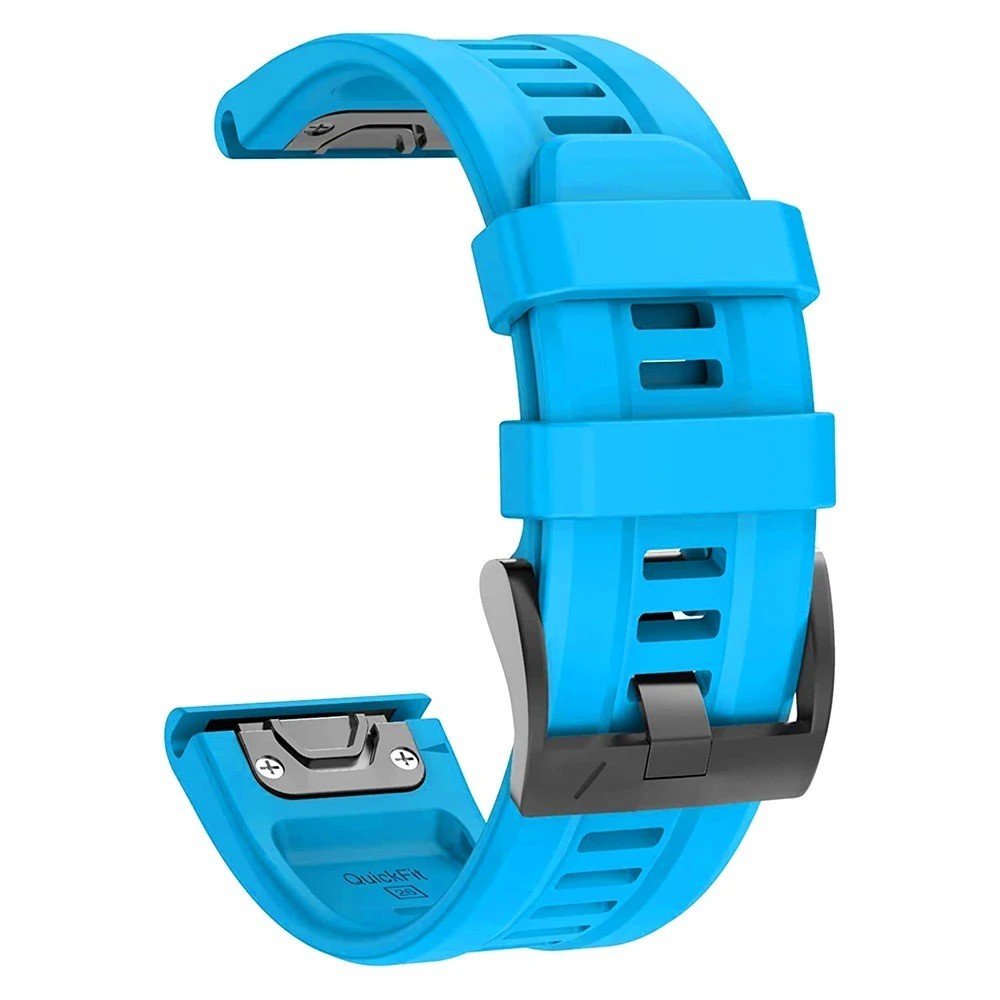 QuickFit 22mm 26mm Silicone Watch Band Quick Release Sport Strap Replacement
