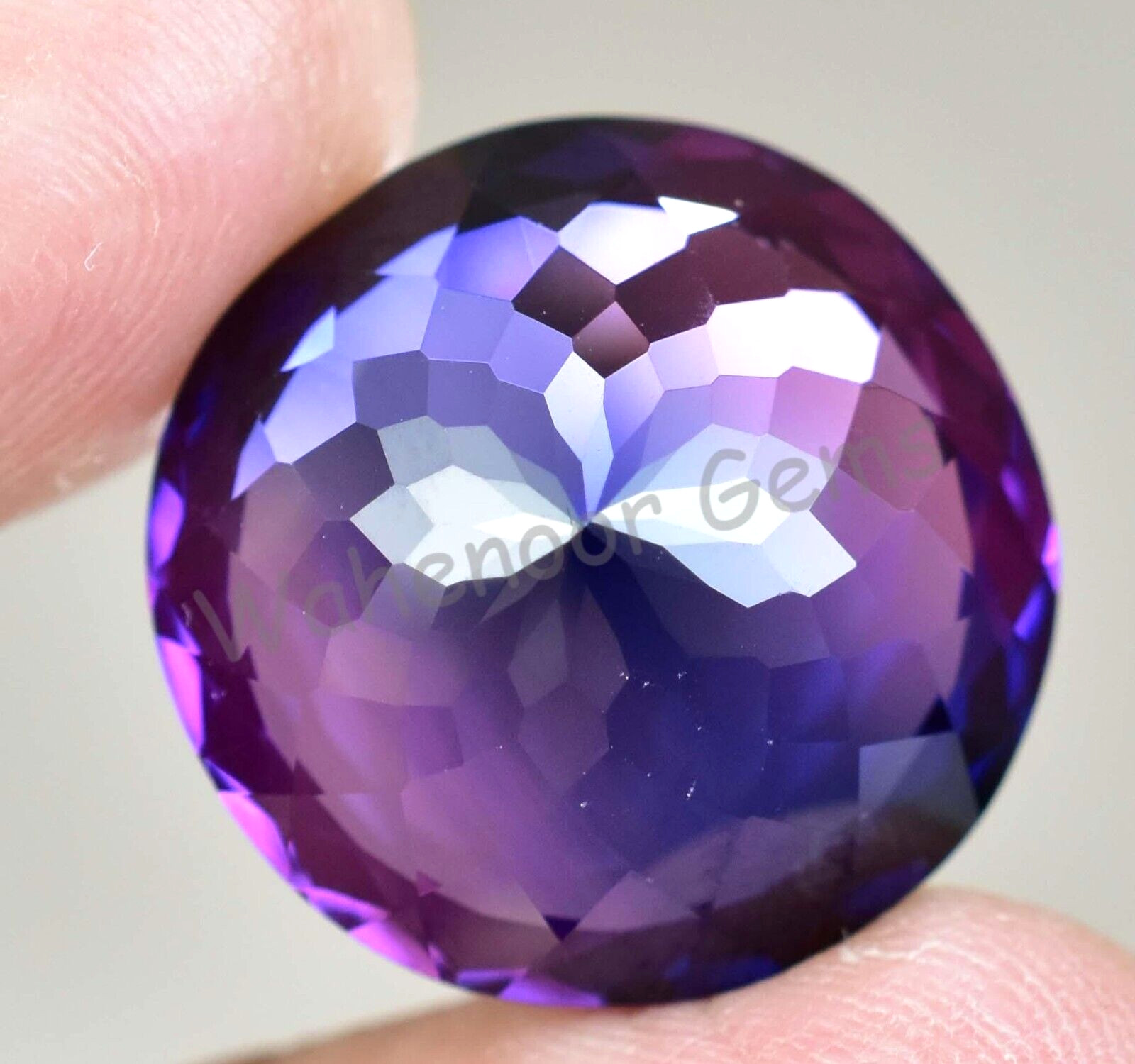 Natural 38.65 Ct Boysenberry Sapphire AGL Certified Fabulous Loose Gemstone