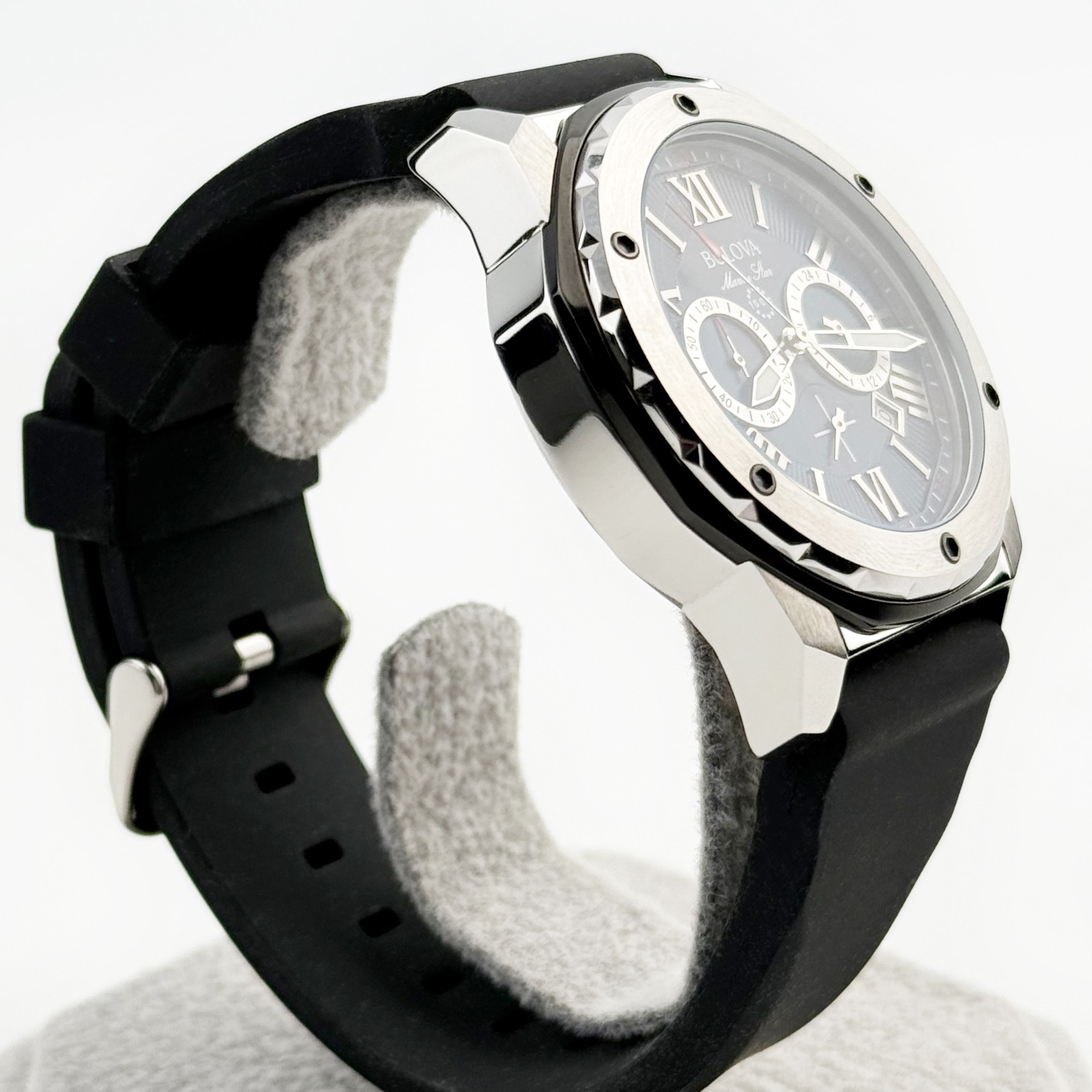 Bulova Marine Star Six Hand Quartz Chronograph Sports Men’s Watch 44 mm 98B258