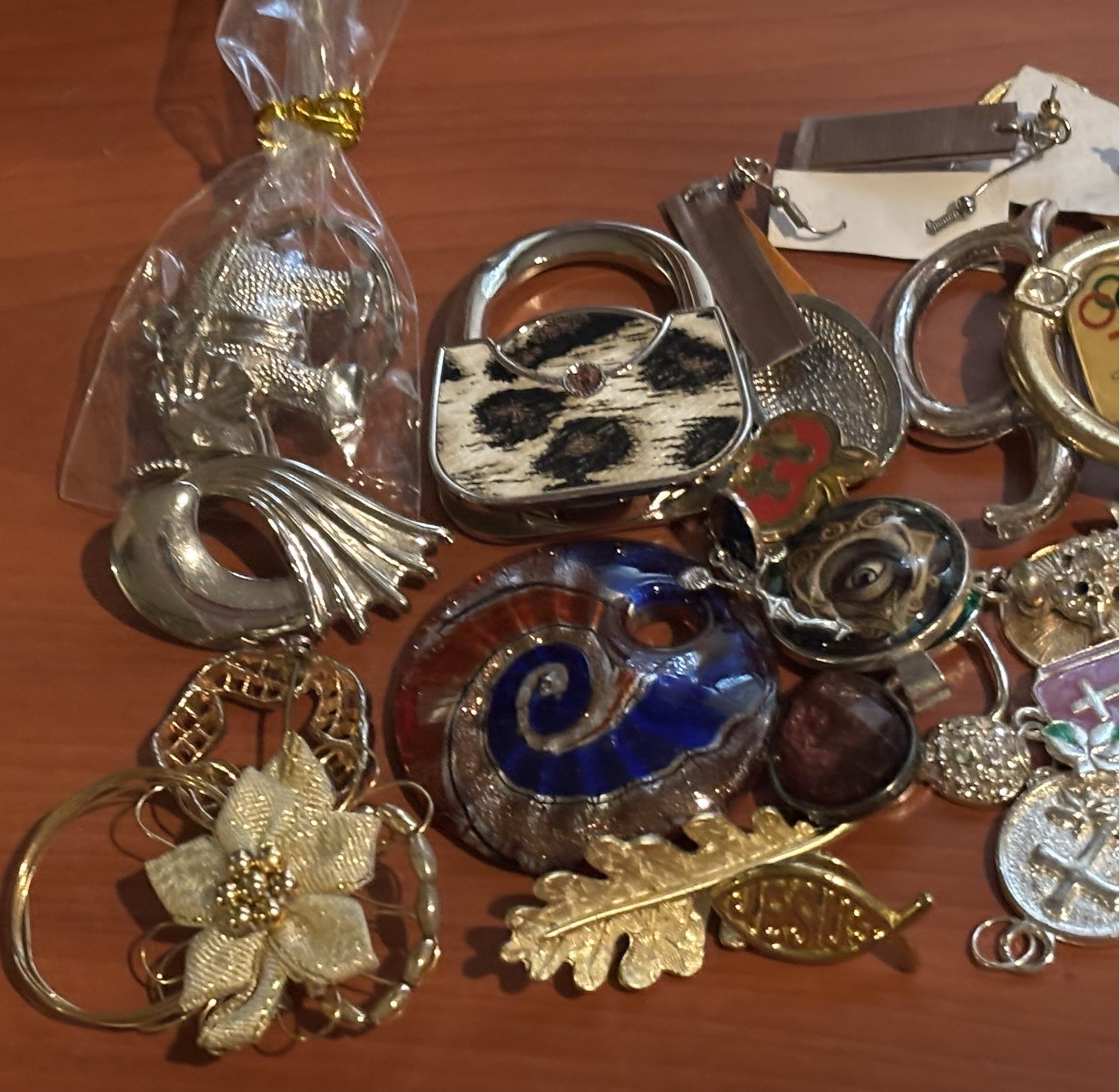 Lot Of Lapel Pins, Buttons, And Pendants