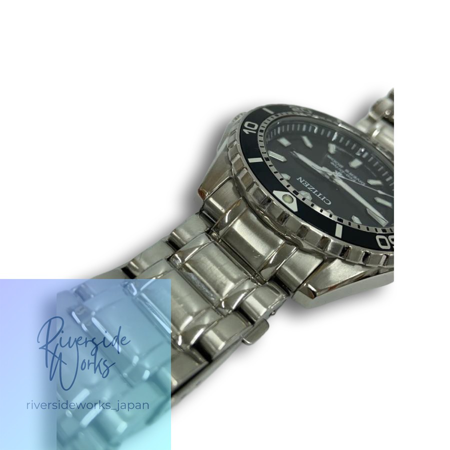 CITIZEN Solar Analog Watch Stainless Black E168-003FR01