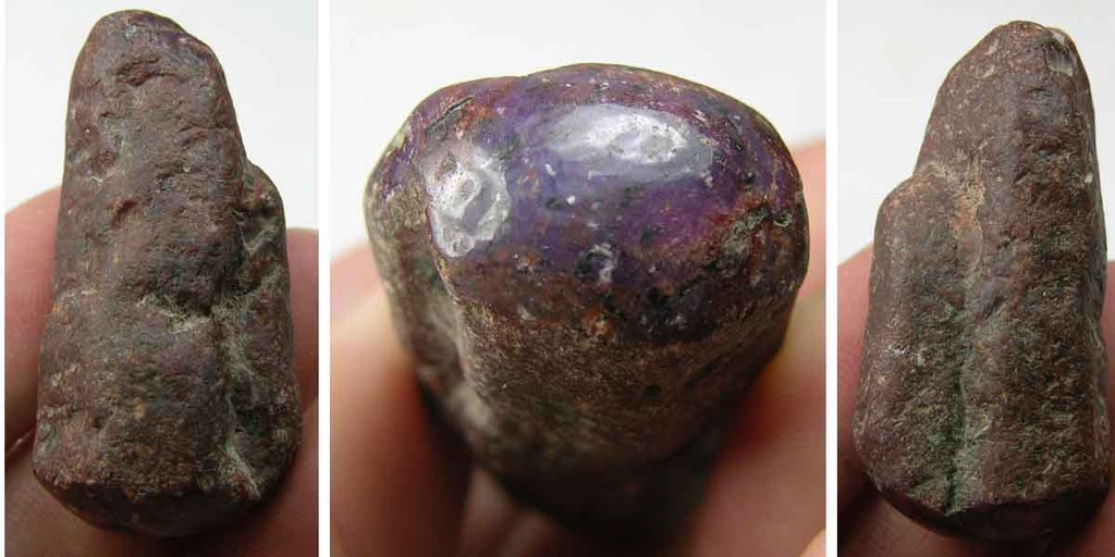 #4 147.60ct India Star Corundum Ruby Sapphire Dogtooth Crystal 29.50g Specimen