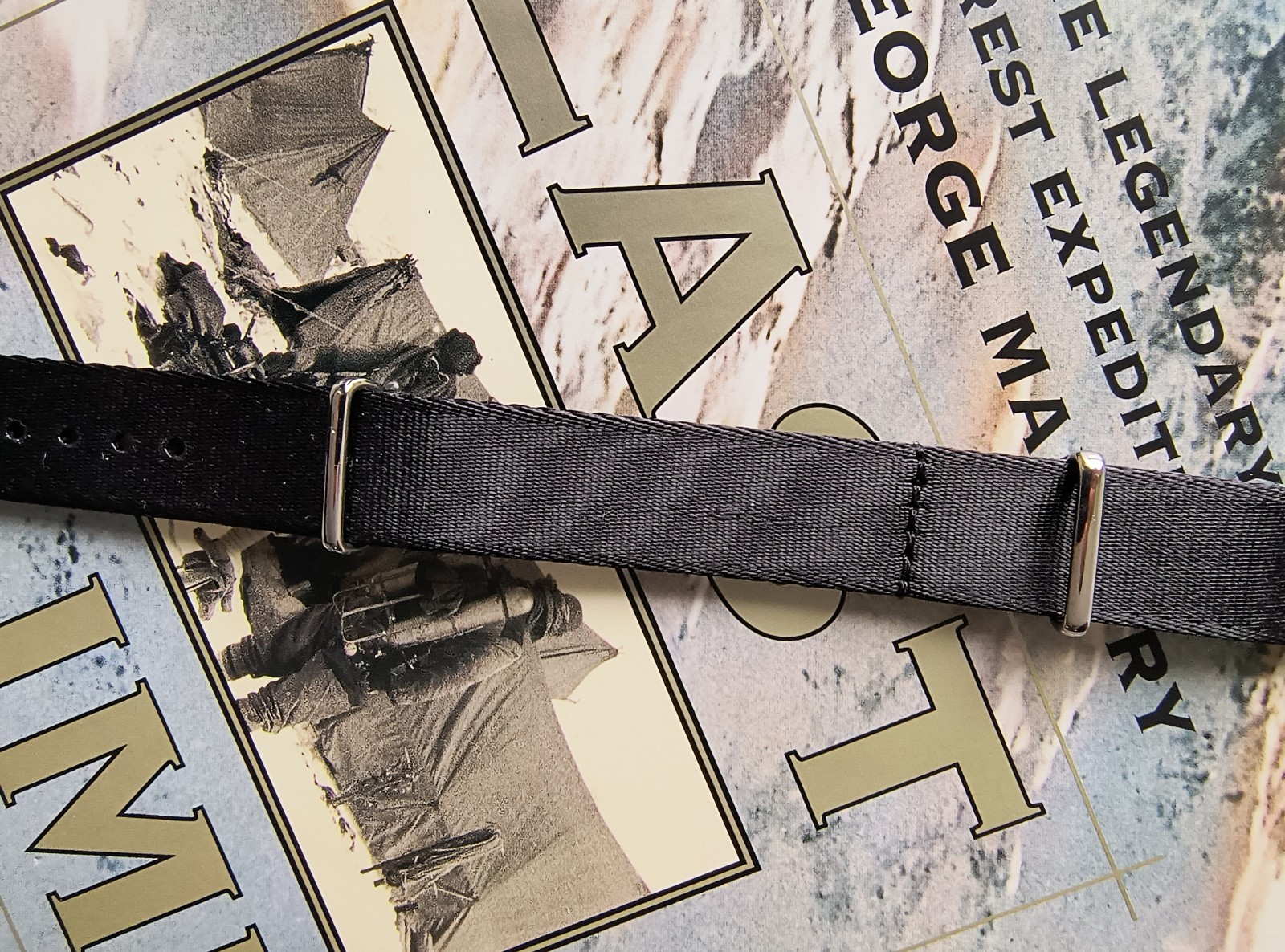 Haveston Parade Series – Black No. 1 – One-Piece Watch Strap – 18mm