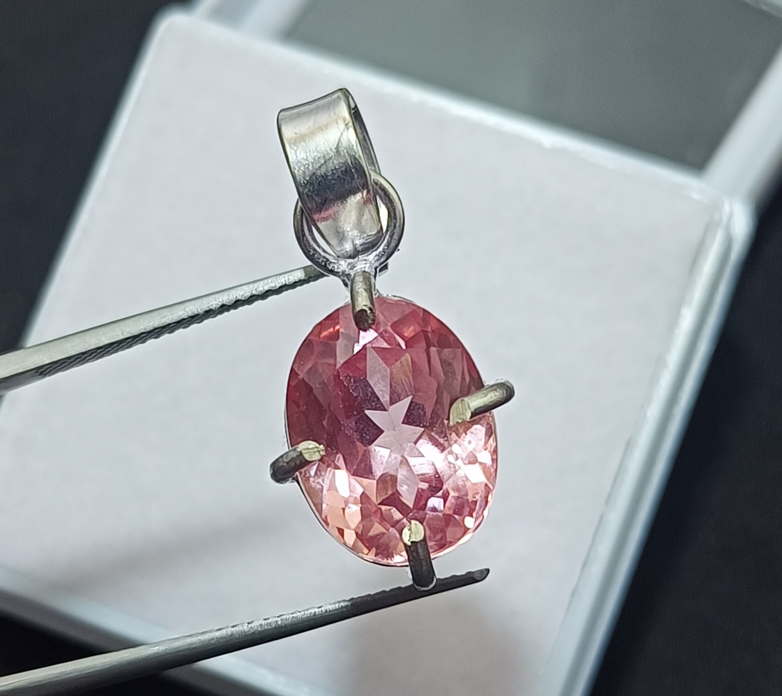21.25 Ct Natural Pink Morganite Pendant in 925 Silver – Trending Certified Gem