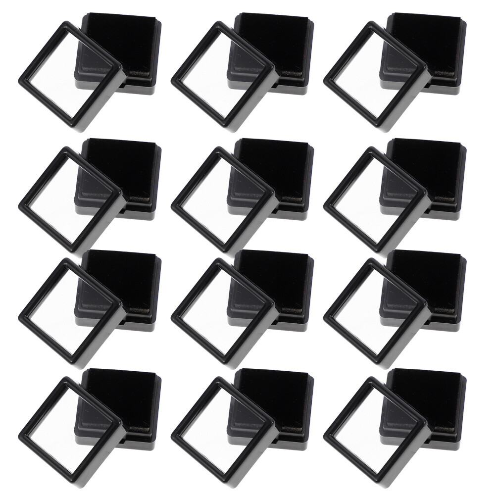 24 Pcs Jewelry Box Display Case with Lid Gemstone Container Boxes Organizer