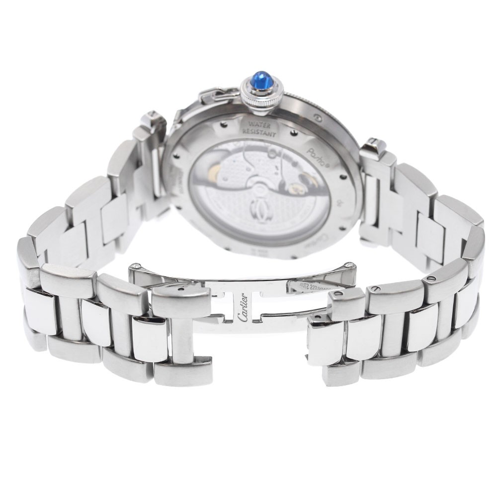 CARTIER Pasha 38mm W31037H3 GMT power reserve date Automatic Men’s Watch_965480