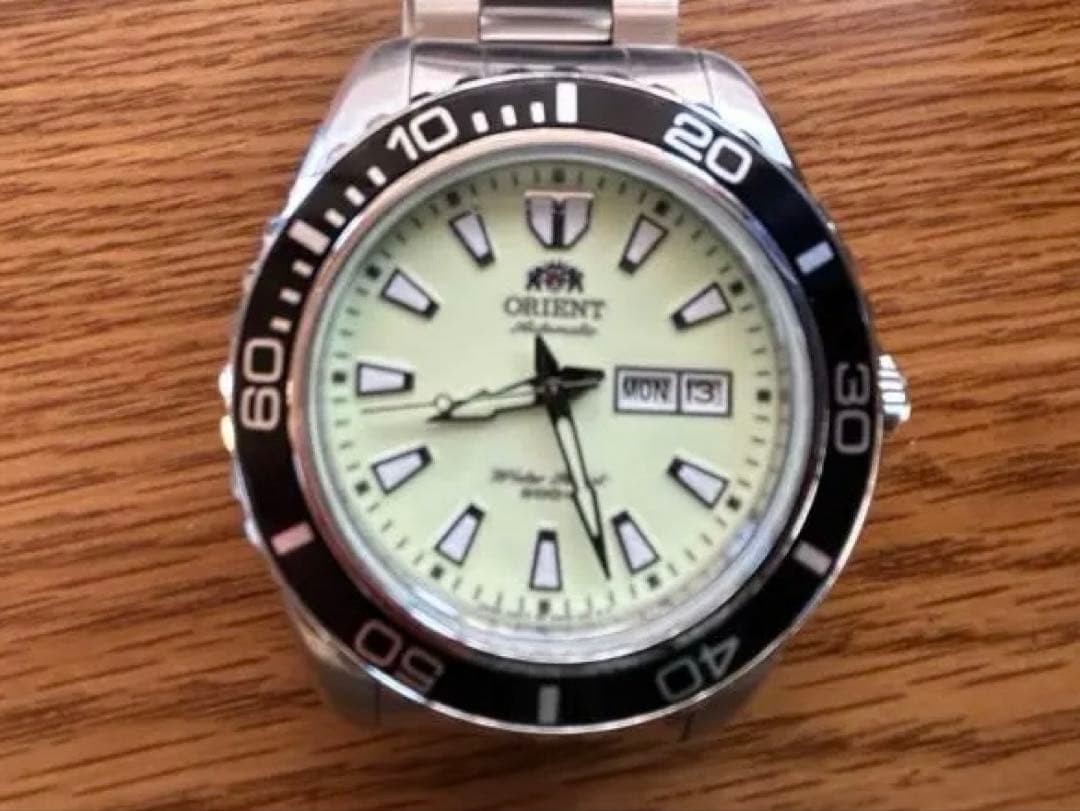 ORIENT Mako XL FEM75005R9 Automatic Diver Watch Full Lume w/Box Excellent