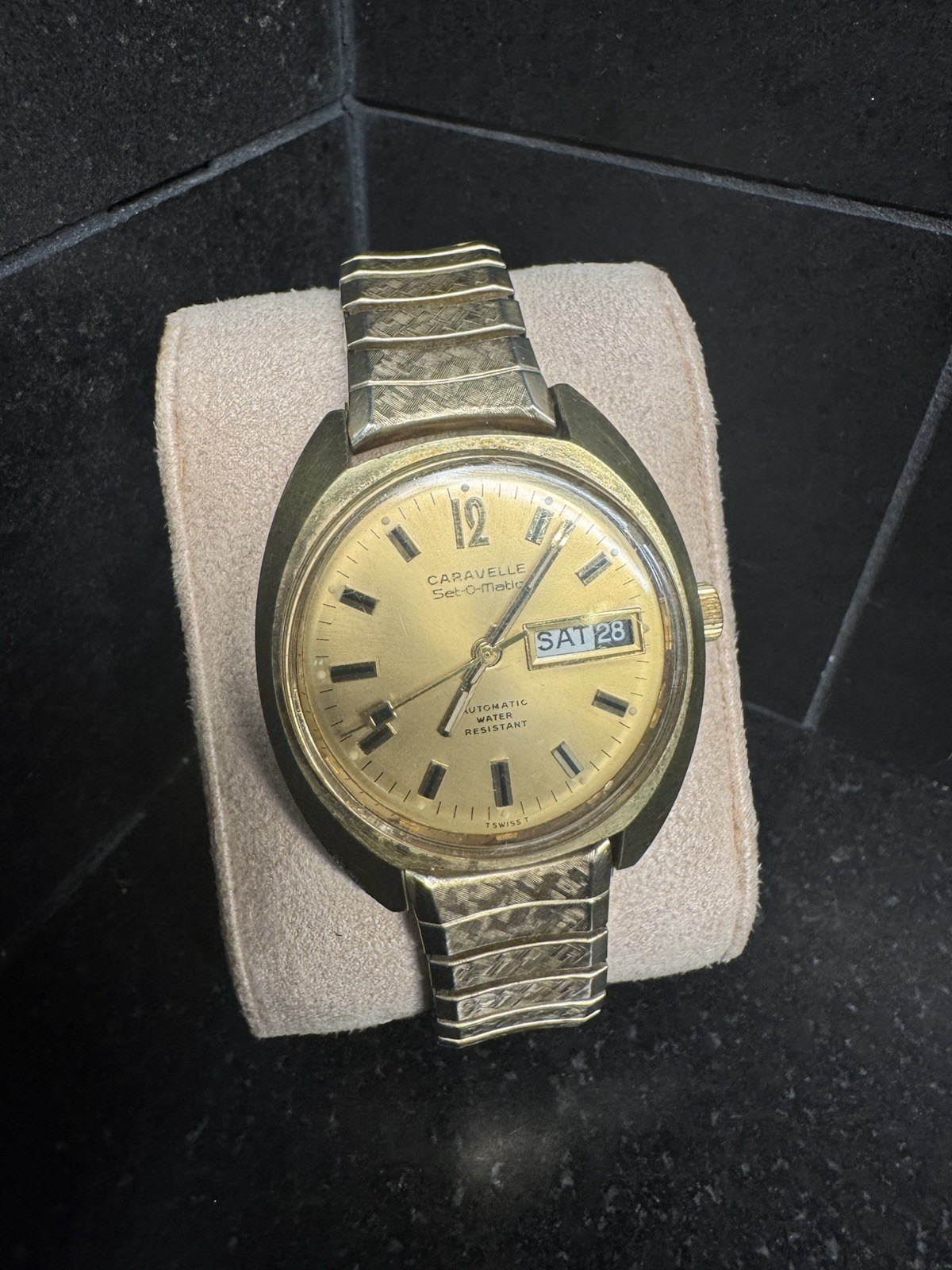 Caravelle Set-O-Matic Automatic Water Resistant Swiss Made