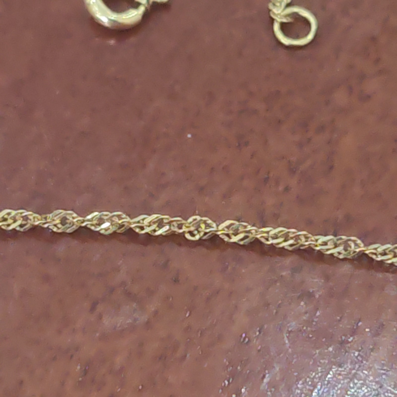 18ct 750 Yellow Gold Rope Chain 18″ 46cm 1.7mm IAMO / Unoaerre