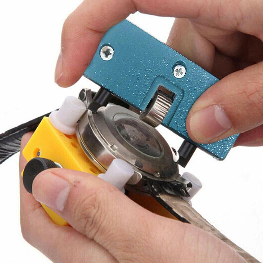 Watch Back Case Opener Wrench Adjustable Cover Remover Repair Tool Kit – V2