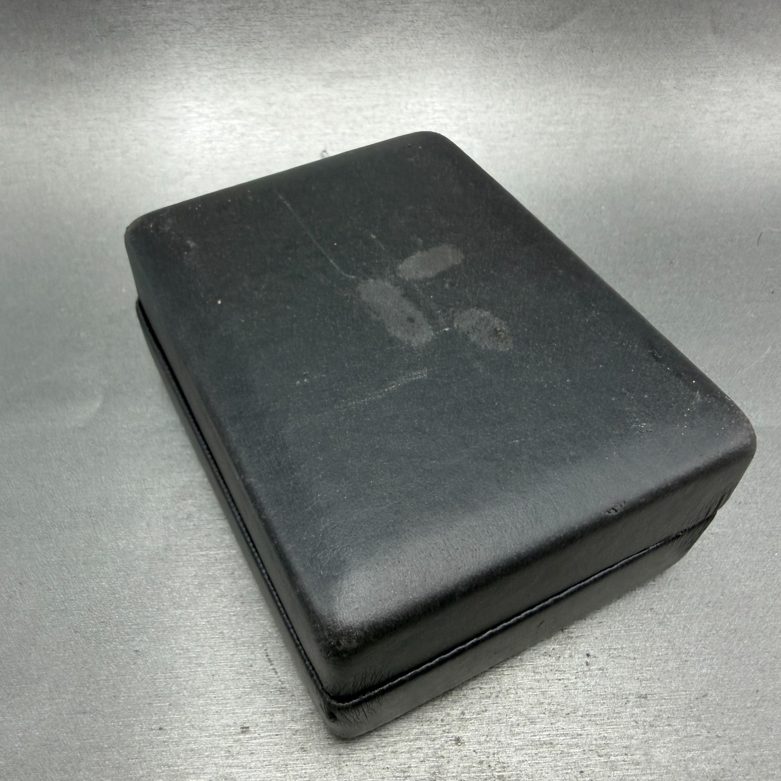 Hamilton Presentation Watch Box Case Black Cream W/Manuals Vintage Masterpiece