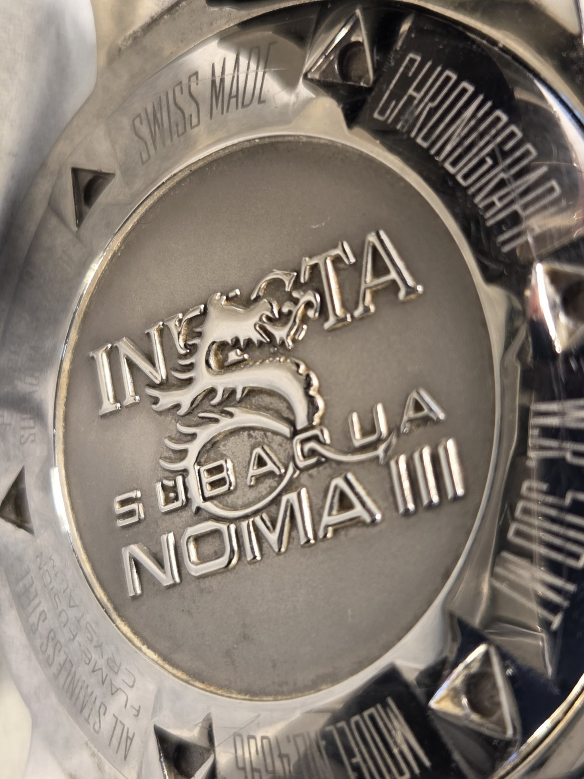 INVICTA SUBAQUA NOMA III CHRONOGRAPH Men’s Watch Model 4696 Swiss 500M Stainless