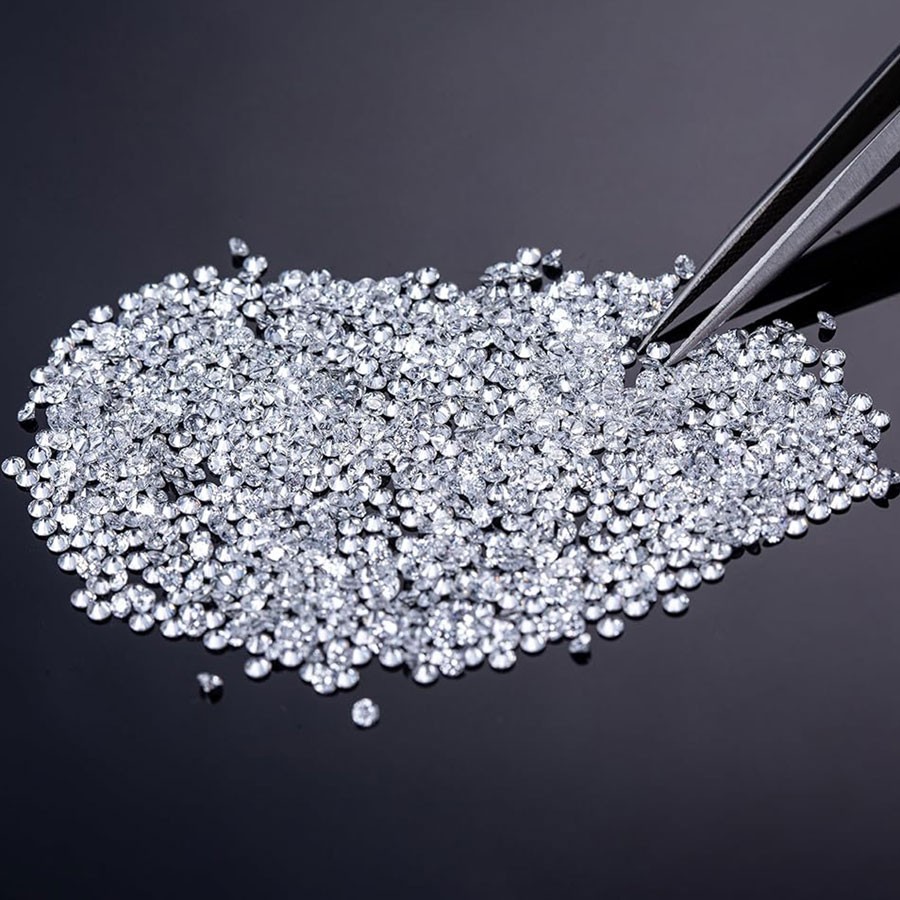 VVS 28 Pcs D Color Loose White Moissanite 2.40mm Round Diamond Cut Wholesale Lot