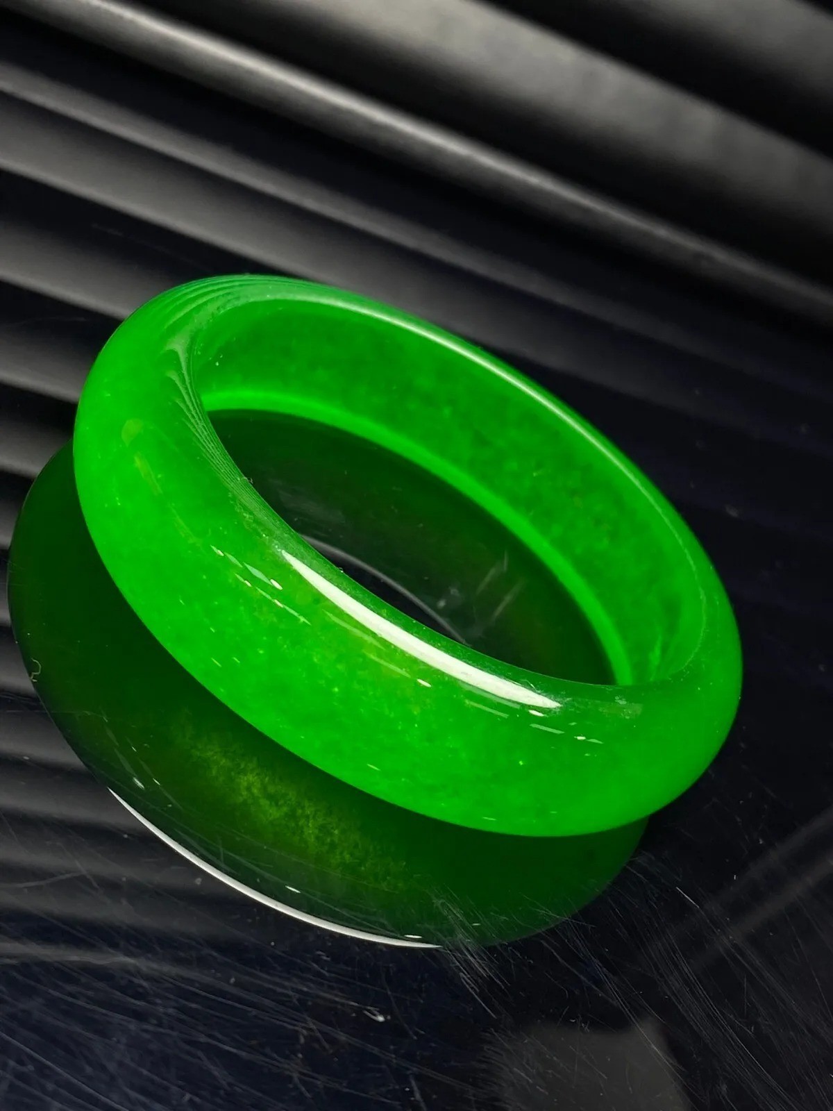 Natural Grade AAA Icy Green Myanmar Jade jadeite bracelets Bangle 54-64mm
