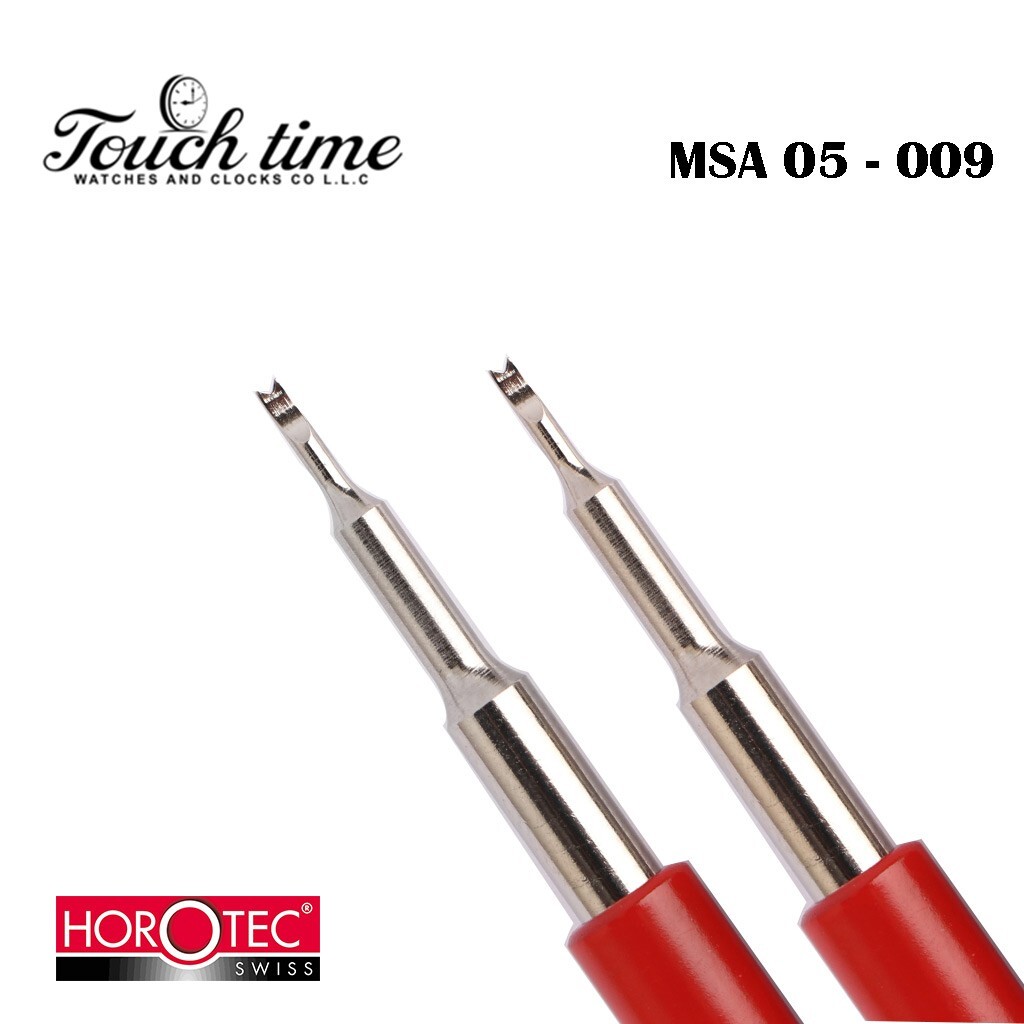 HOROTEC msa05.009, Hand Levers, Tips Width 1mm, 2x MSA 70.004 Included, L 105mm.