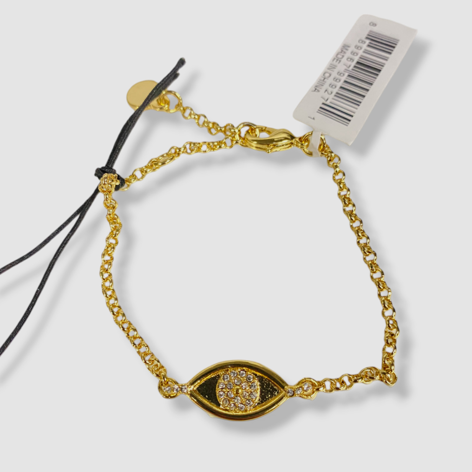 $40 Baublebar Women’s Gold Chania Pave Evil Eye Link Bracelet