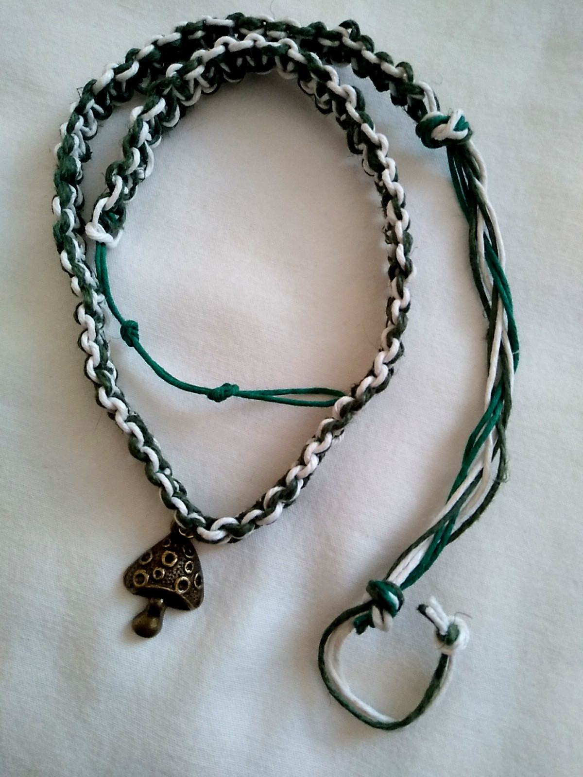 HEMP SURFER SKATER SUP BOHO HIPPIE NECKLACE 22″ Unisex US Seller New