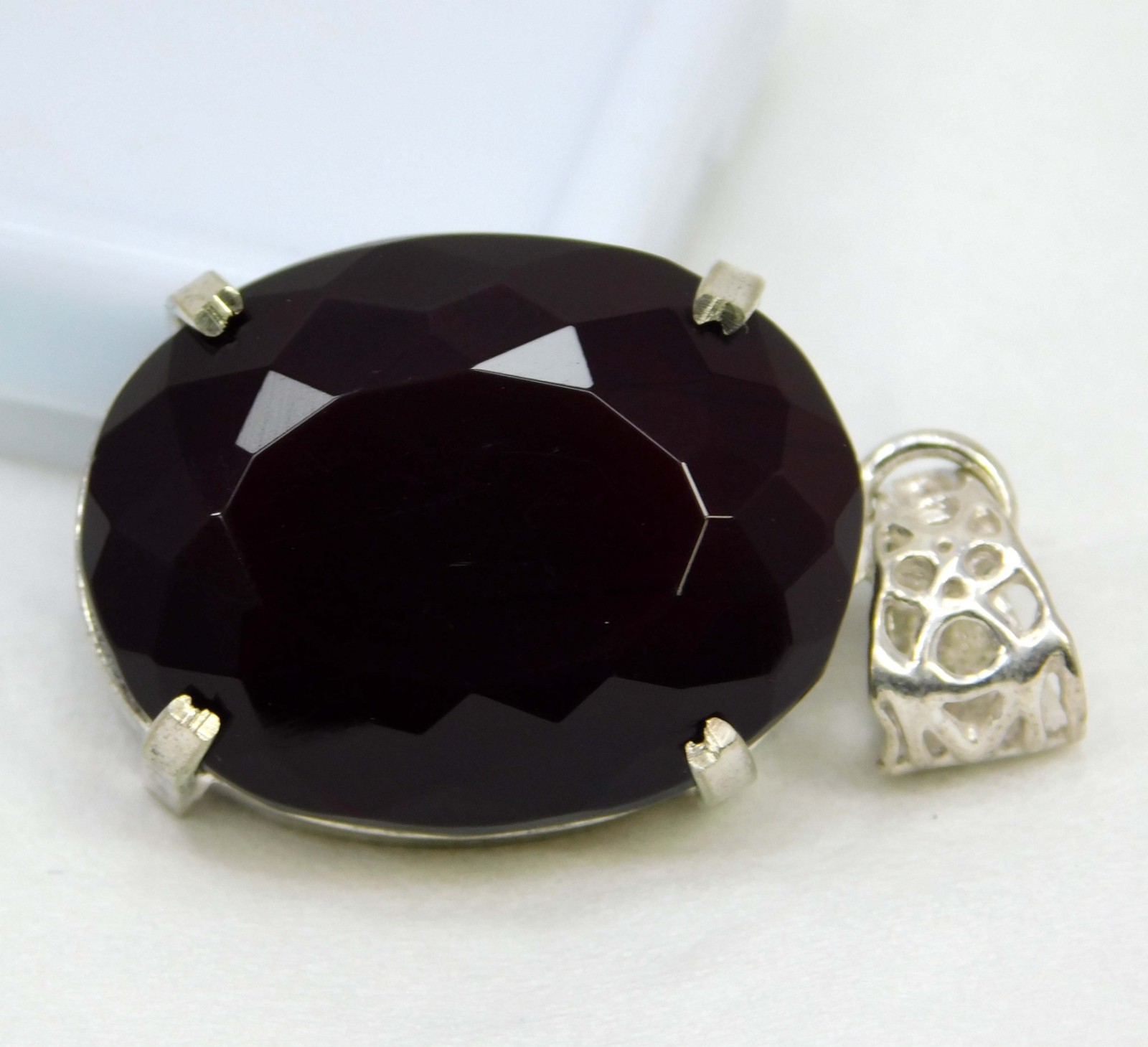 Natural 54.90 Ct Red Topaz Pendant Gems Oval Cut Certified Brazil Rare