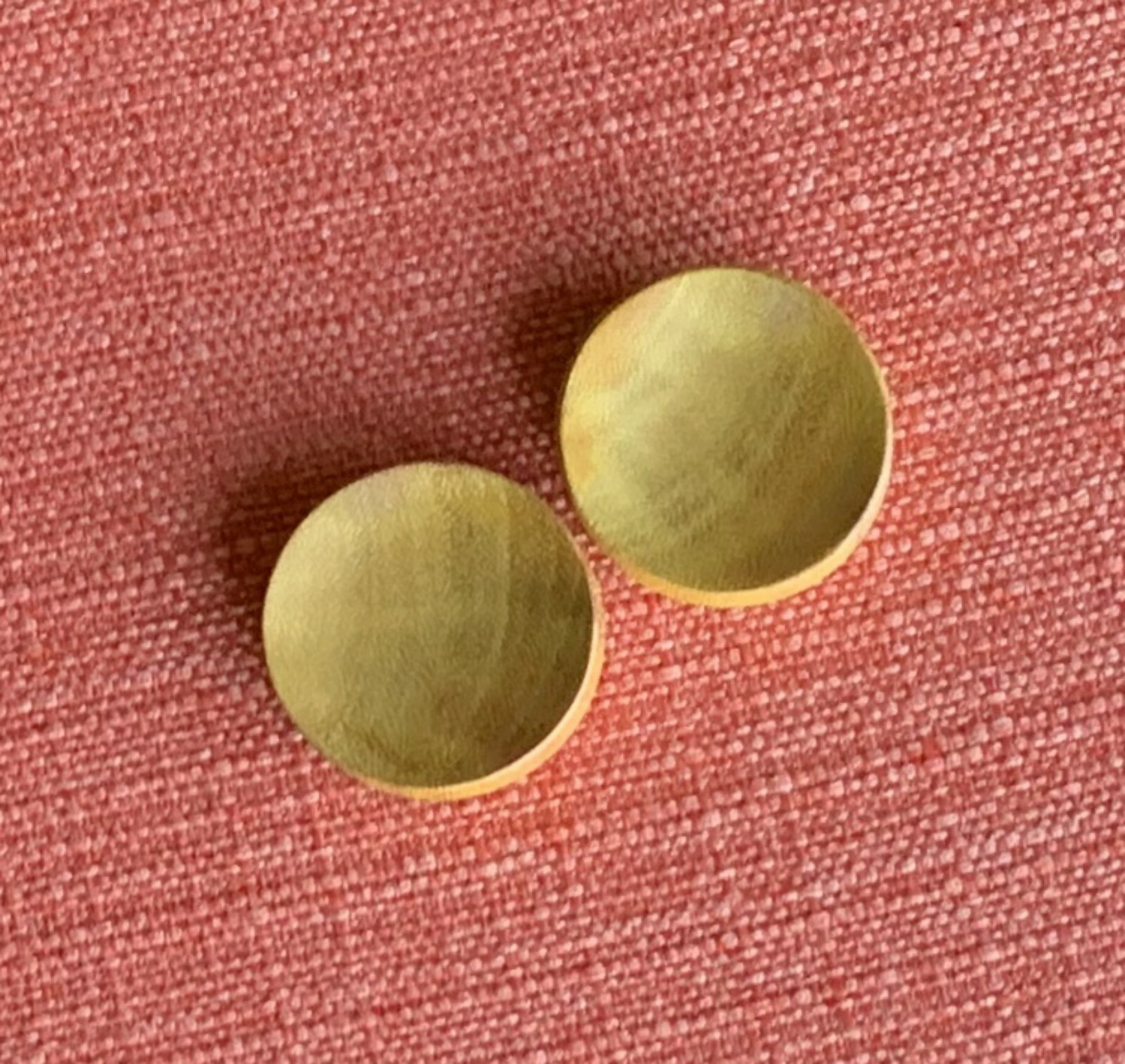 PAIR Concave Jackfruit Wood Plugs Gauges Earlet Organic Body Jewelry Large Sizes