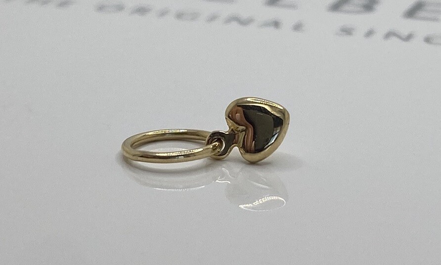 Trollbeads Mini Heart 750 Gold Charm
